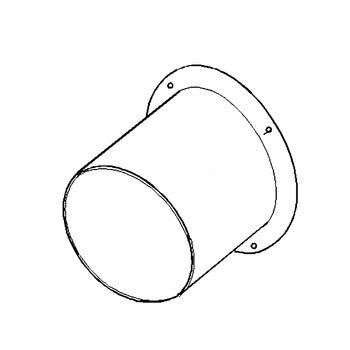 Scag 451116 - RING WELDMENT, BLOWER INLET