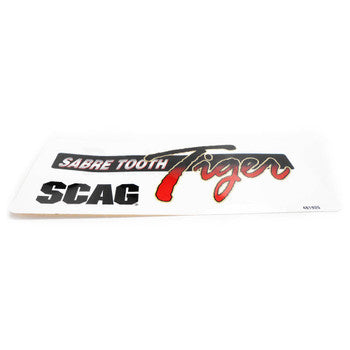 Scag 481925 - DECAL, SABRE TOOTH TIGER - NO LONGER AVAILBLE