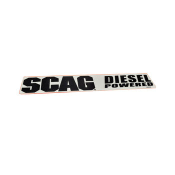 DECAL, SCAG DIESEL POWERED