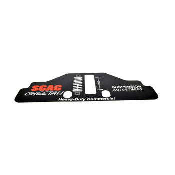 Scag 484127 - DECAL, SUSPENSION ADJ