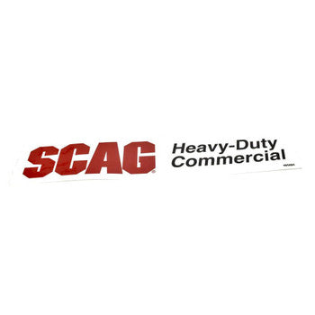 Scag 485684 - DECAL, SCAG HEAVY DUTY
