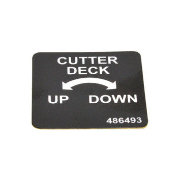 DECAL, CUTTER DECK LIFT CNTL