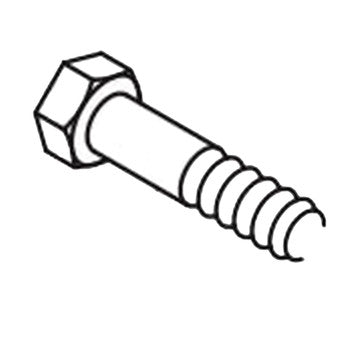 Scag 04001-72 - BOLT, HEX HEAD, 1/2-13 X 2"