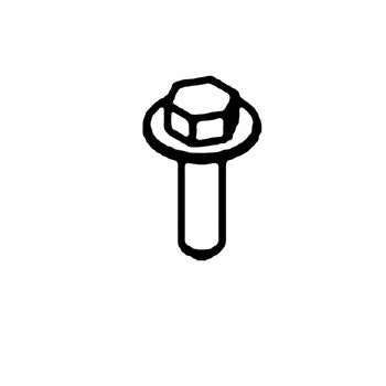 Scag 04011-06 - SCREW, 10-32 X ????? HXSLT WRHD SELF TAP