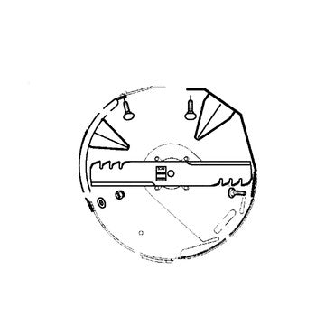 Scag 451365 - PLATE WELDMENT, MULCH - 40 - NO LONGER AVAILABLE