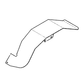 Scag 451480 - FENDER WELDMENT, LH