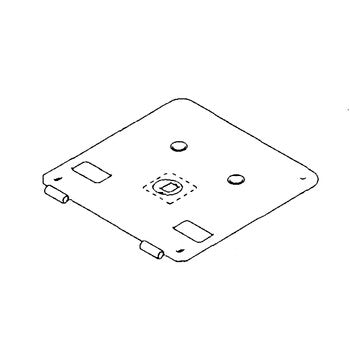 Scag 45925 - SEAT PLATE WELDMENT, LOWER