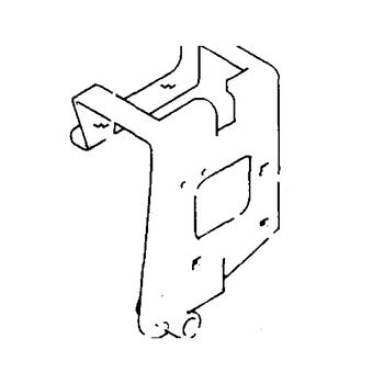 Scag 45973 - CONTROL PLATE WELDMENT, LH