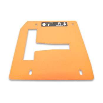 CONTROL PLATE W/DECAL - RH