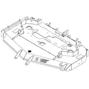 Scag 462881 - CUTTER DECK W/ DECALS, SMT-72V