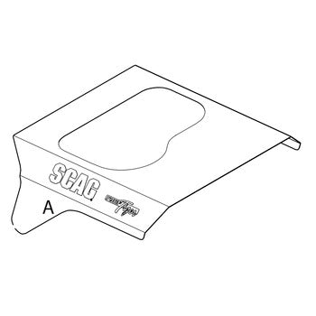 Scag 462963 - HOOD ASSY, STTII-37BV-EFI