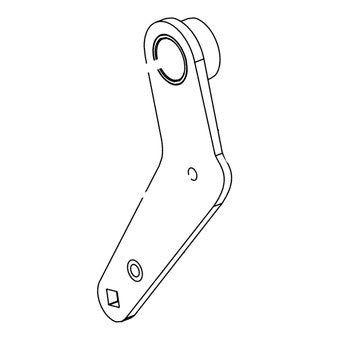 Scag 462989 - IDLER ARM ASSY, TRANS PUMP(SVC)