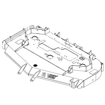 Scag 463227 - CUTTER DECK W/ DECALS SMT-61V