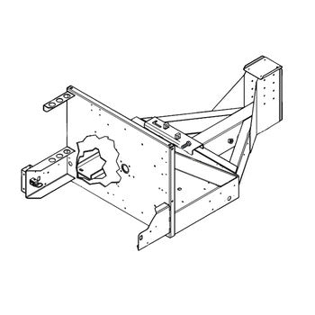 Scag 463251 - BASE & FRAME W/ DECAL TLB25-KBD