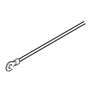 Scag 48029-31 - BAT CABLE, 50.0 RED W/ BRAID