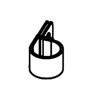 Scag 48030-10 - CLAMP, CABLE-.75 ID