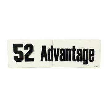 Scag 481954 - DECAL, ADVANTAGE - 52