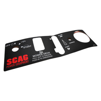 Scag 482214 - DECAL, INSTRUMENT PANEL - NO LONGER AVAILABLE