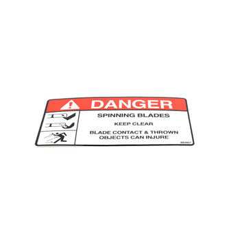 Scag 483407 - DECAL, SPINNING BLADES