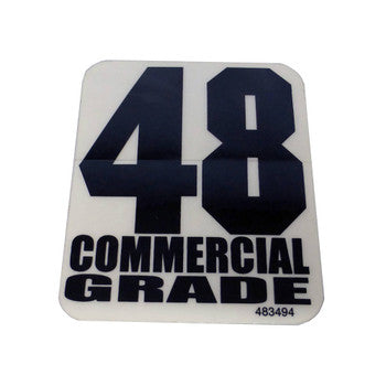 DECAL, 48 COMMERCIAL SFZ