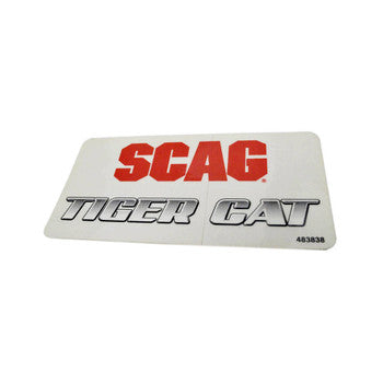 Scag 483838 - DECAL, TIGER CAT