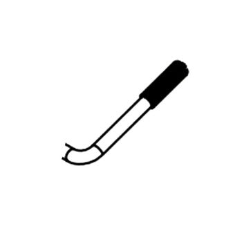 Scag 484341 - GRIP, SEAT LATCH