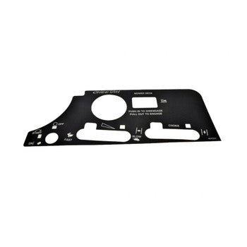 Scag 484564 - DECAL, INSTRUMENT PANEL - SCZ-48/52