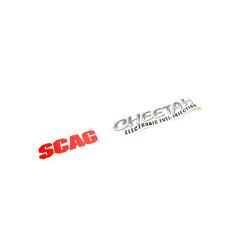 DECAL, SCAG CHEETAH - EFI