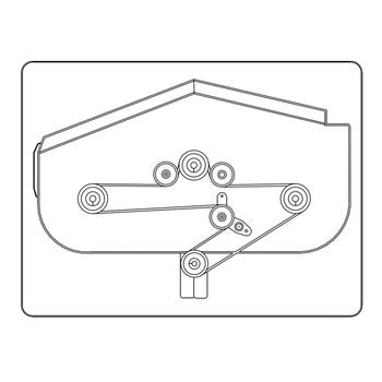Scag 485519 - DECAL, BELT ROUTING - SMT-52V/61V
