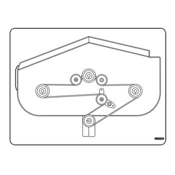 DECAL, BELT ROUTING - SMT-72V