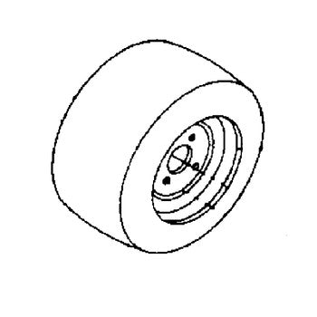 Scag 48554 - DRIVE WHEEL ASSY