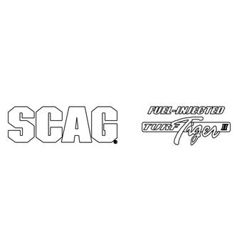 Scag 485685 - DECAL, HOOD - STTII-FI