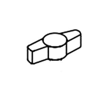 Scag 485698-01 - KNOB, 1/4" WING