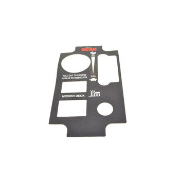 Scag 485820 - DECAL, CONTROL PANEL