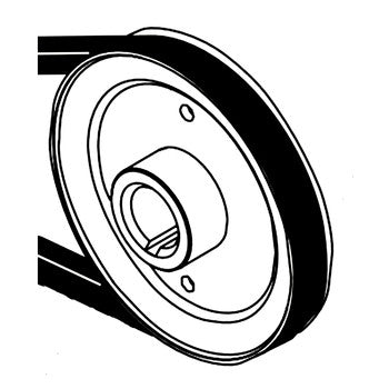 Scag 485867 - PULLEY, 5.67 DIA 1.125 BORE, STT-BV