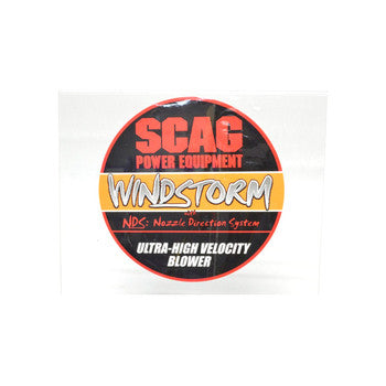 Scag 486330 - DECAL FRONT - WINDSTORM
