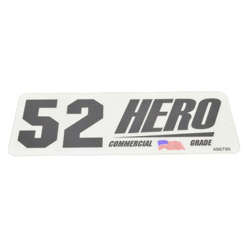 DECAL, 52 HERO COMMERCIAL