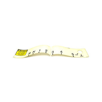 Scag 48849 - DECAL, SWB INST PANEL
