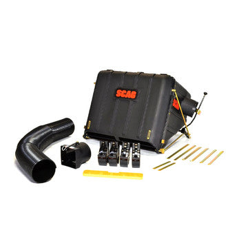 Scag 901T - 12 bushel clamshell spindle driven. Use with intallation kit below